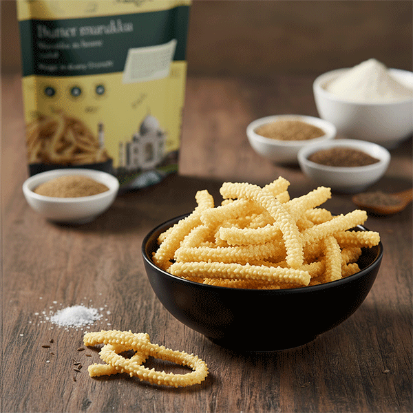 Butter murukku - زبدة موروكو - Murukku au beurre