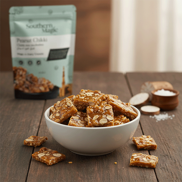 Peanut chikki - تشيكي الفول السوداني - Chikki aux cacahuètes