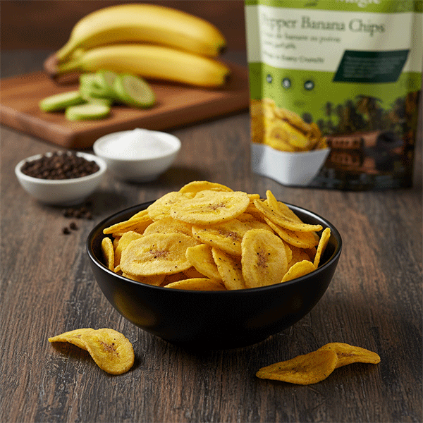 Pepper Banana Chips - رقائق الموز والفلفل - Chips de banane et poivre