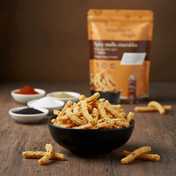 Spicy mullu murukku - مولو موروكو حار - Mullu murukku épicé